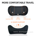 2021 black neck pillow breathable car head pillow